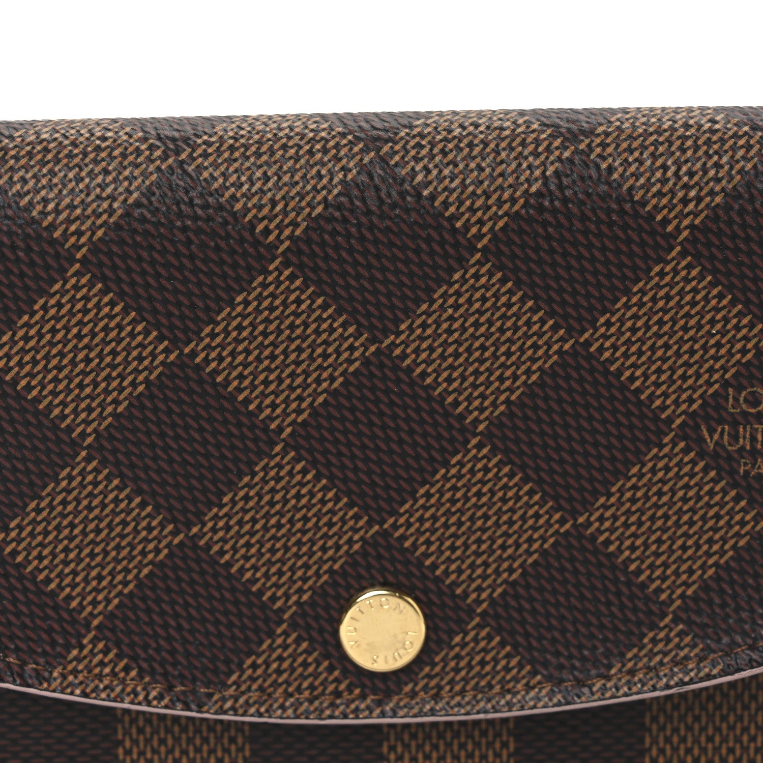 Louis Vuitton Damier Ebene Caissa Wallet Rose Ballerine 8 of 10