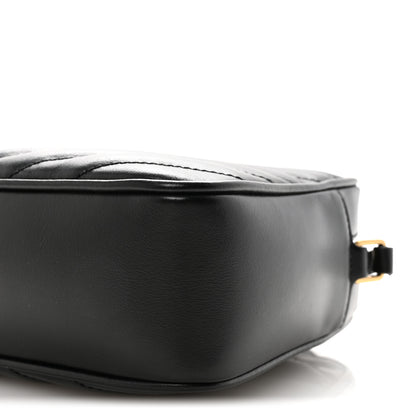 Saint Laurent Calfskin Matelasse Monogram Lou Camera Bag Black 9 of 10