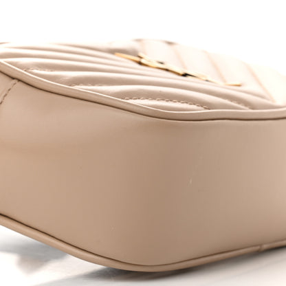 Saint Laurent Calfskin Matelasse Monogram Lou Belt Bag Dark Beige 9 of 11