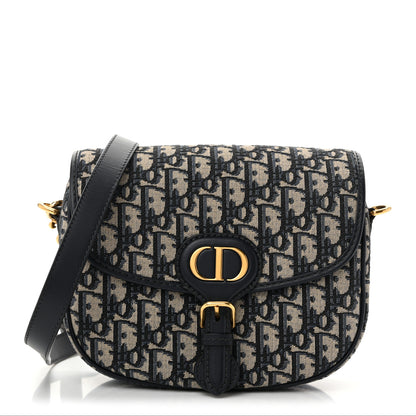 Christian Dior Oblique Medium Bobby Flap Blue 1 of 13