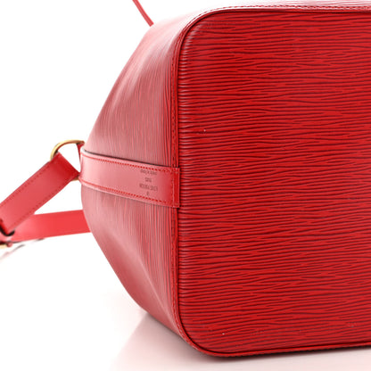 Louis Vuitton Epi Petit Noe Castillan Red 8 of 12