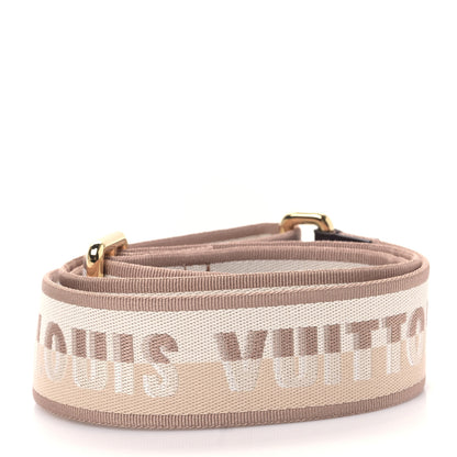 Louis Vuitton Jacquard Speedy Bandouliere 20 Shoulder Strap Beige Brown 2 of 3