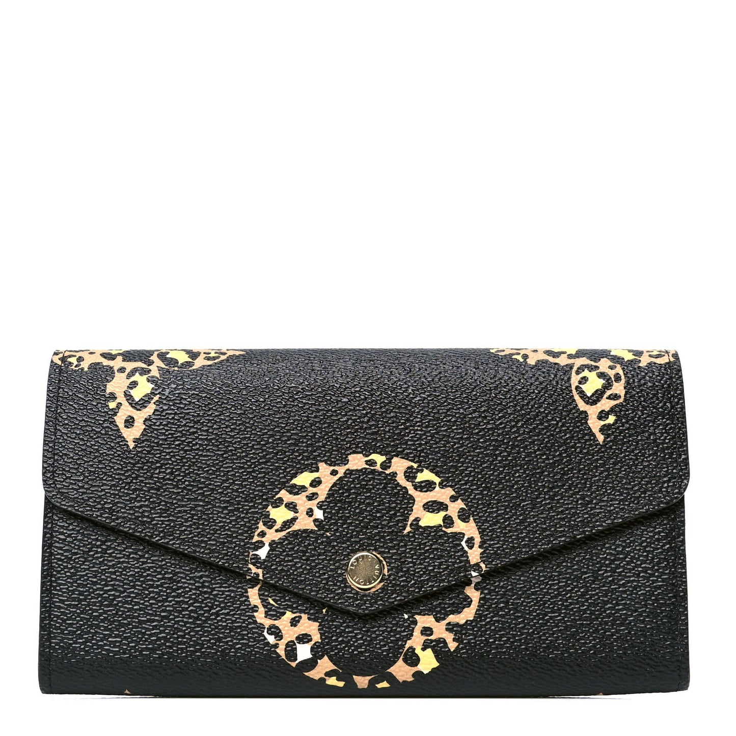 Monogram Giant Jungle Sarah Wallet Black