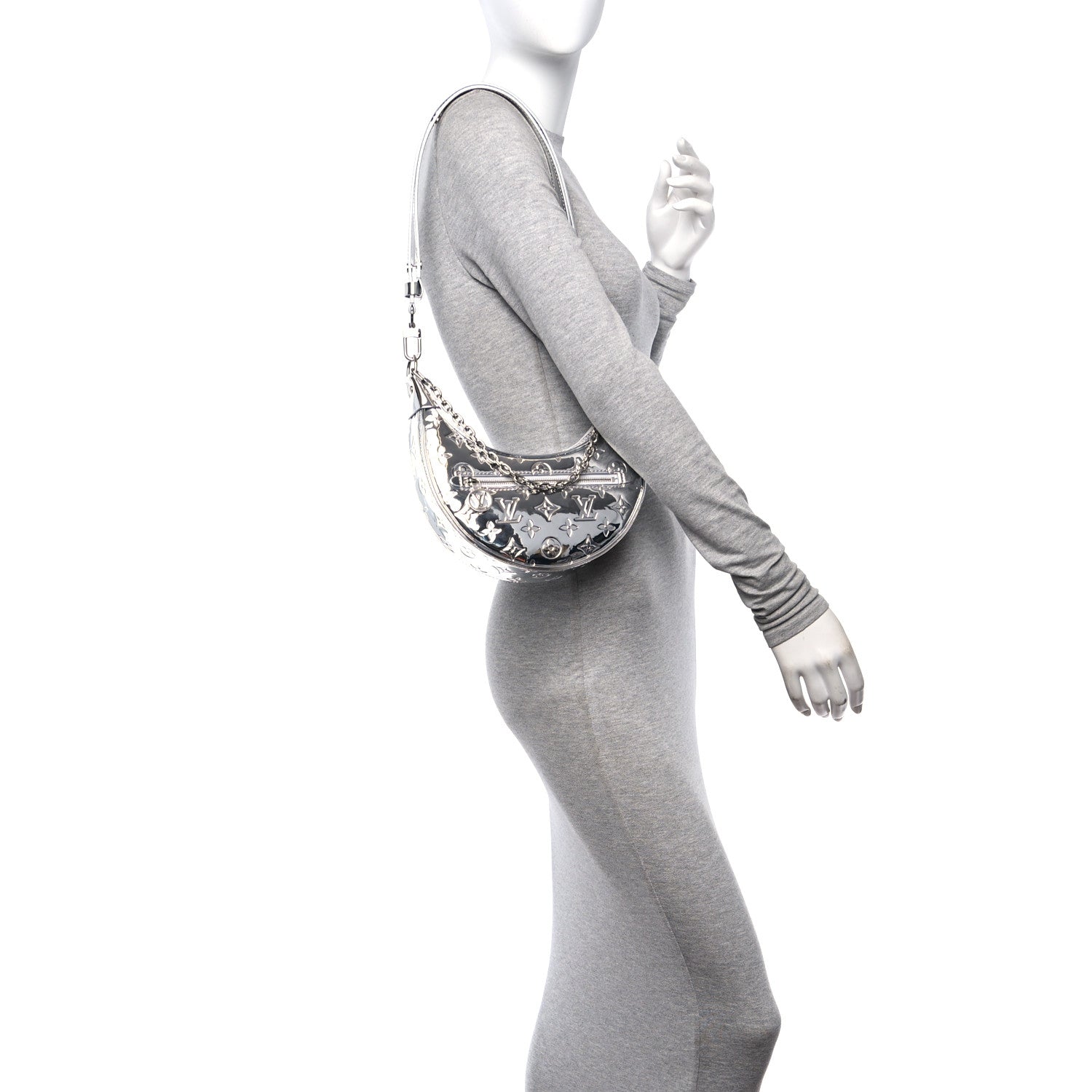 Louis Vuitton Monogram Miroir Loop PM Silver 2 of 10