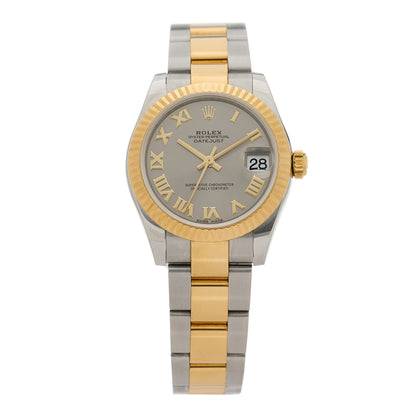 Rolex Stainless Steel 18K Yellow Gold 31mm Oyster Perpetual Datejust Watch Steel Roman 178273 1 of 5