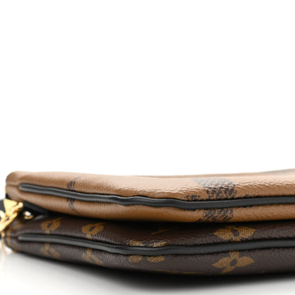 Louis Vuitton Reverse Monogram Giant Double Zip Pochette 4 of 9