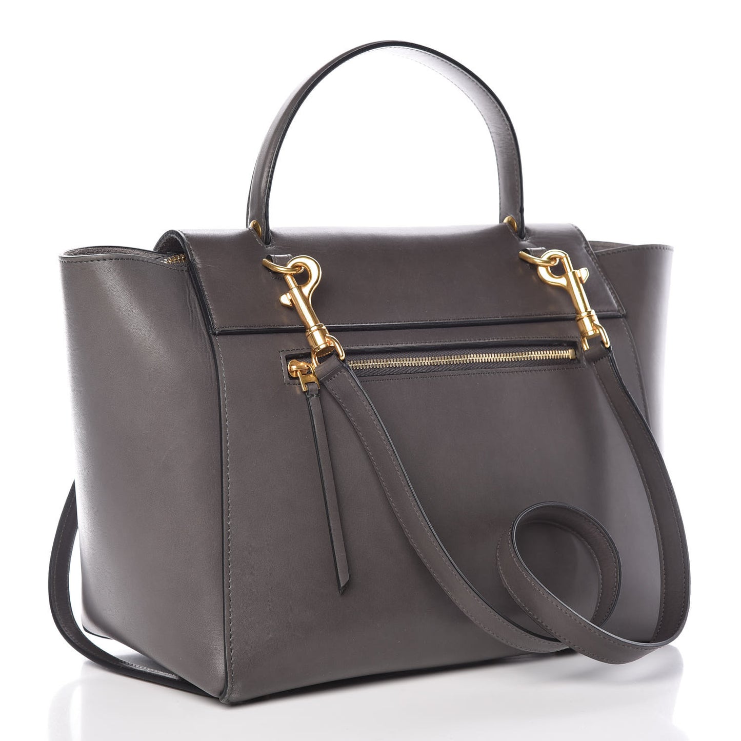 Smooth Calfskin Mini Belt Bag Grey
