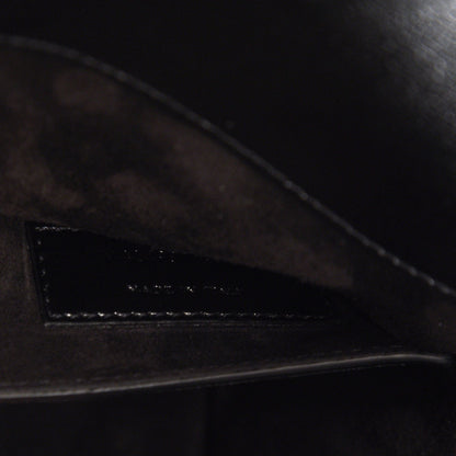 Saint Laurent Calfskin Large Monogram Sunset Black 8 of 8