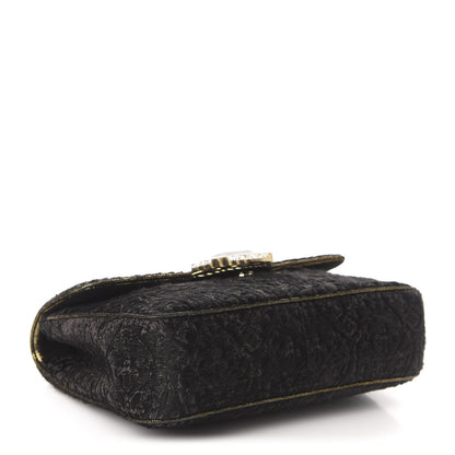 Judith Leiber Calf Hair Embroidered Shoulder Bag Black 4 of 10