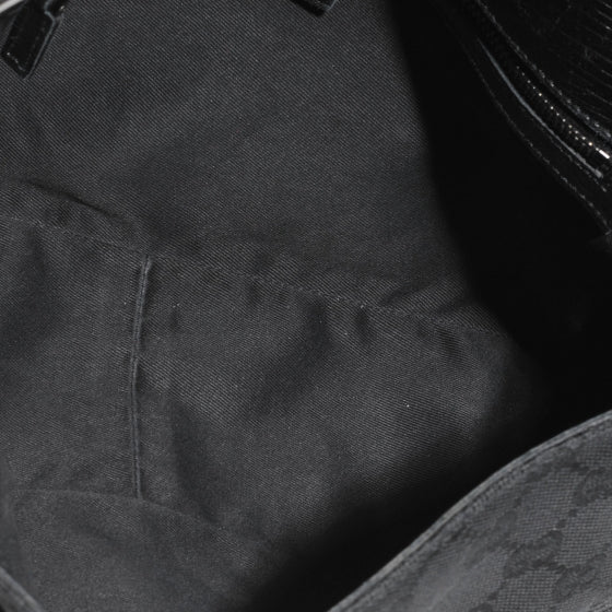 Monogram Horsebit Flap Bag Black