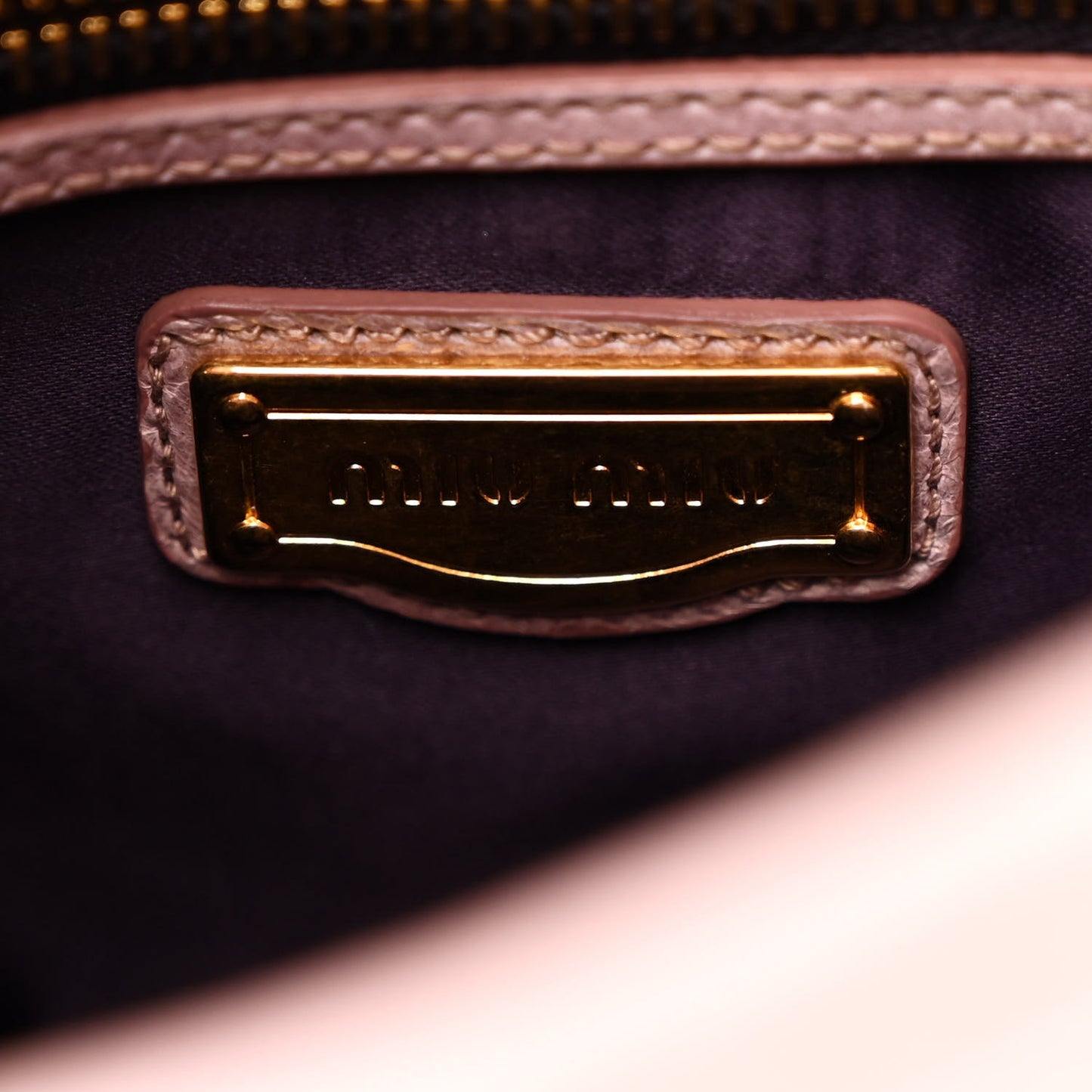 Nappa Matelasse Top Handle Tote Mughetto