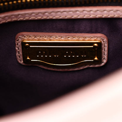 Miu Miu Nappa Matelasse Top Handle Tote Mughetto 6 of 11
