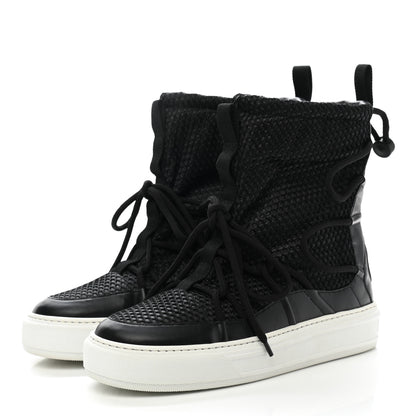 Christian Dior Resille Calfskin Womens Dior Solar Ankle Boots 39 Black 3 of 8