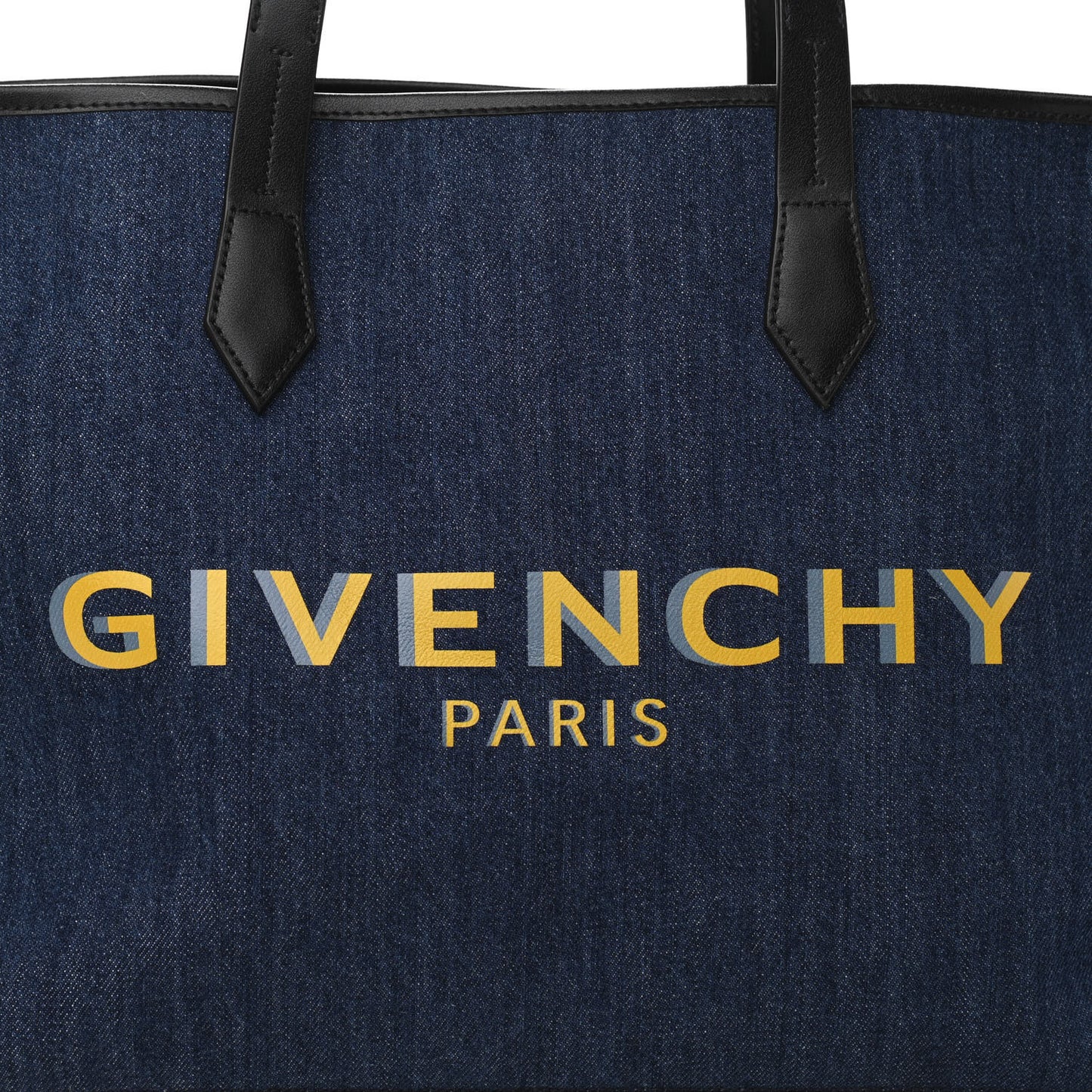 Denim Medium Logo Bond Shopper Tote Blue