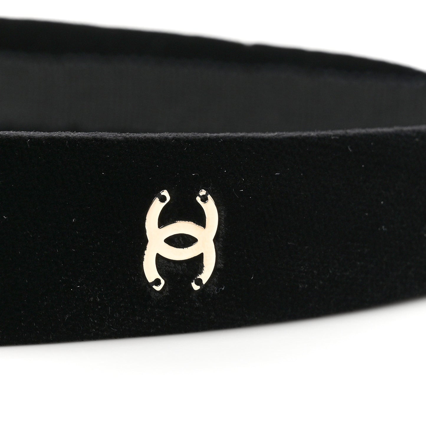 Velvet CC Headband Black