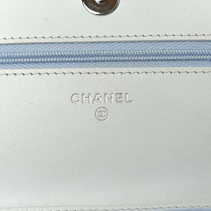 Chanel Canvas Quilted Jungle Jeans Wallet on Chain WOC Multicolor 6 of 11