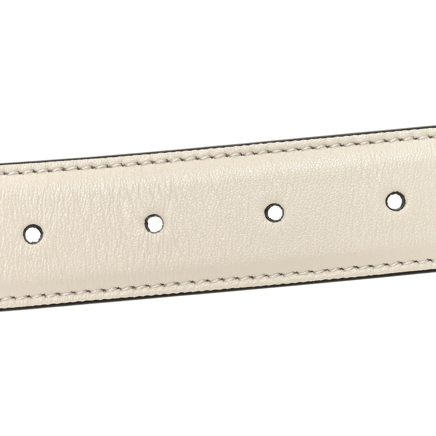 Plutone Calfskin Crystal Horsebit 100 40 Belt 100 40 White Crystal