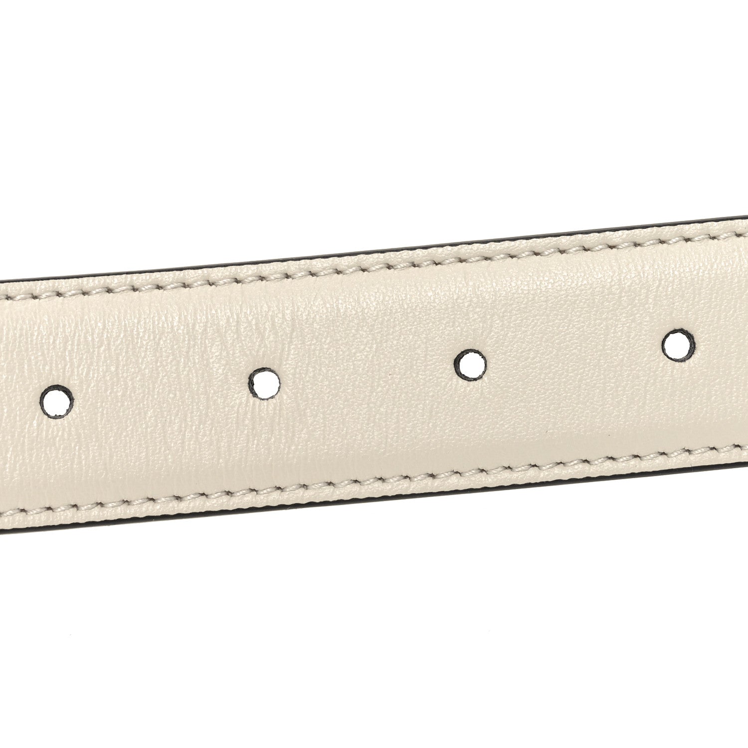 Gucci Plutone Calfskin Crystal Horsebit 100 40 Belt 100 40 White Crystal 3 of 4