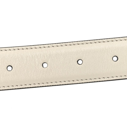 Gucci Plutone Calfskin Crystal Horsebit 100 40 Belt 100 40 White Crystal 3 of 4