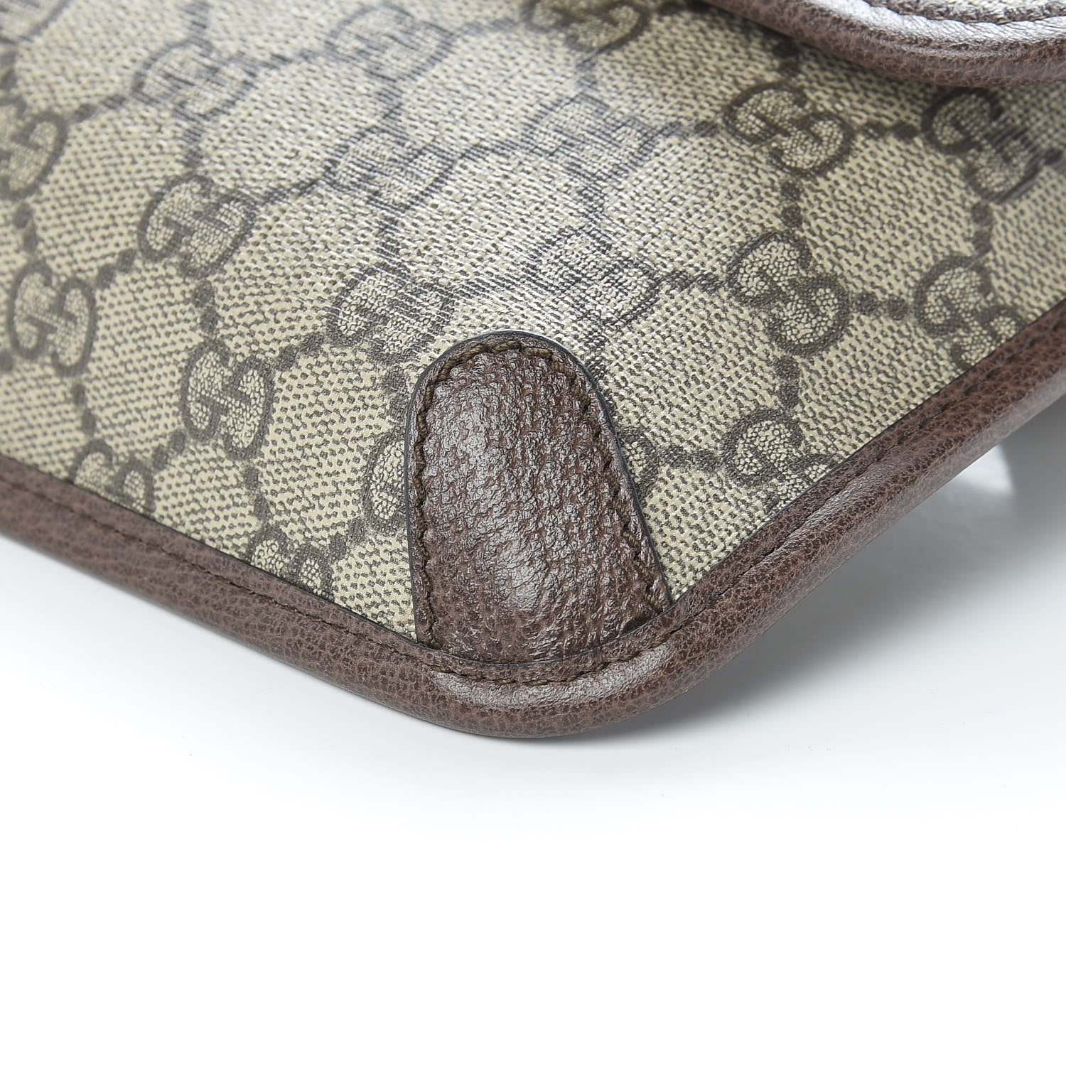 Gucci GG Supreme Monogram Neo Vintage Web Belt Bag Brown 6 of 10