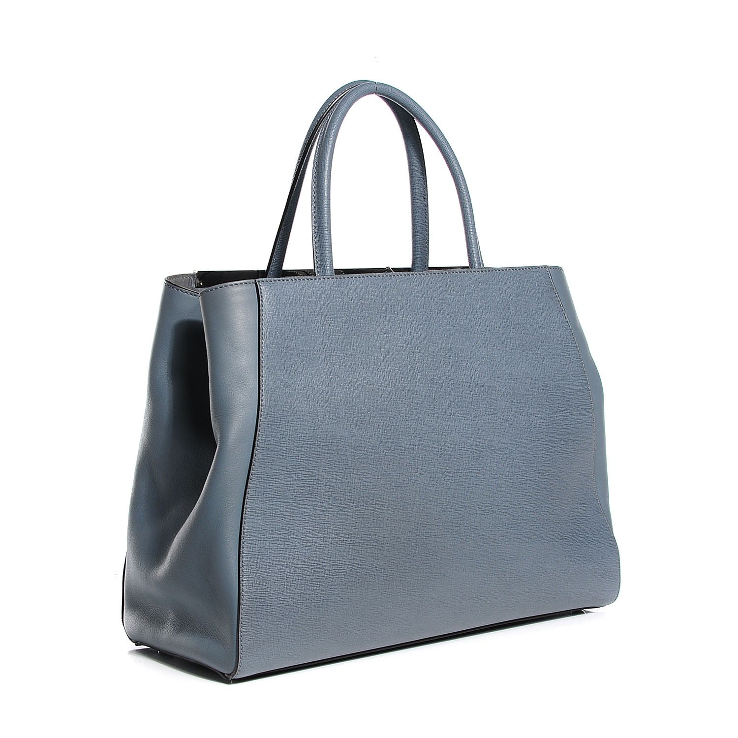 Fendi Vitello Elite Regular 2Jours Tote Grigio 3 of 11