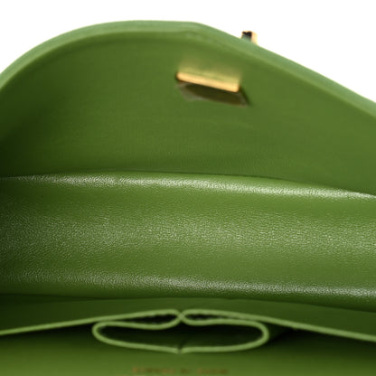 Chanel Caviar Quilted Small Double Flap Green 5 of 13