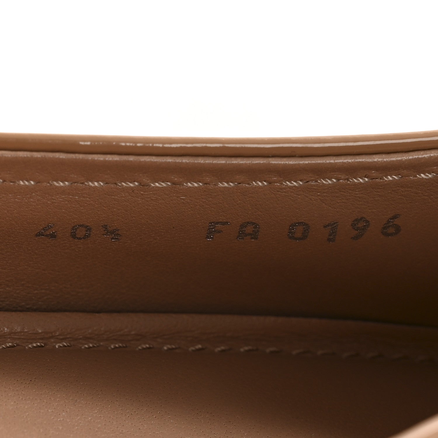 Louis Vuitton Patent Calfskin Womens Oxford Ballerina Flats 40.5 Rose Poudre 8 of 9