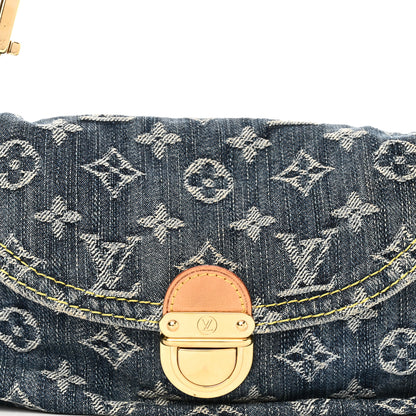 Louis Vuitton Monogram Denim Mini Pleaty Blue 7 of 10