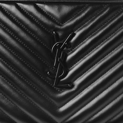 Saint Laurent Calfskin Matelasse Monogram Lou Camera Bag Black 10 of 10