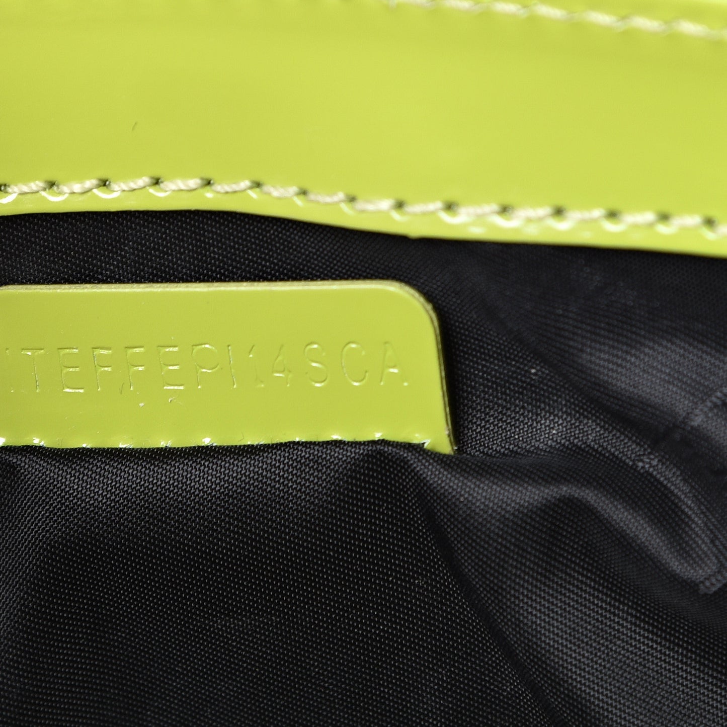 Patent Small Leigh Crossbody Bag Lemon Green