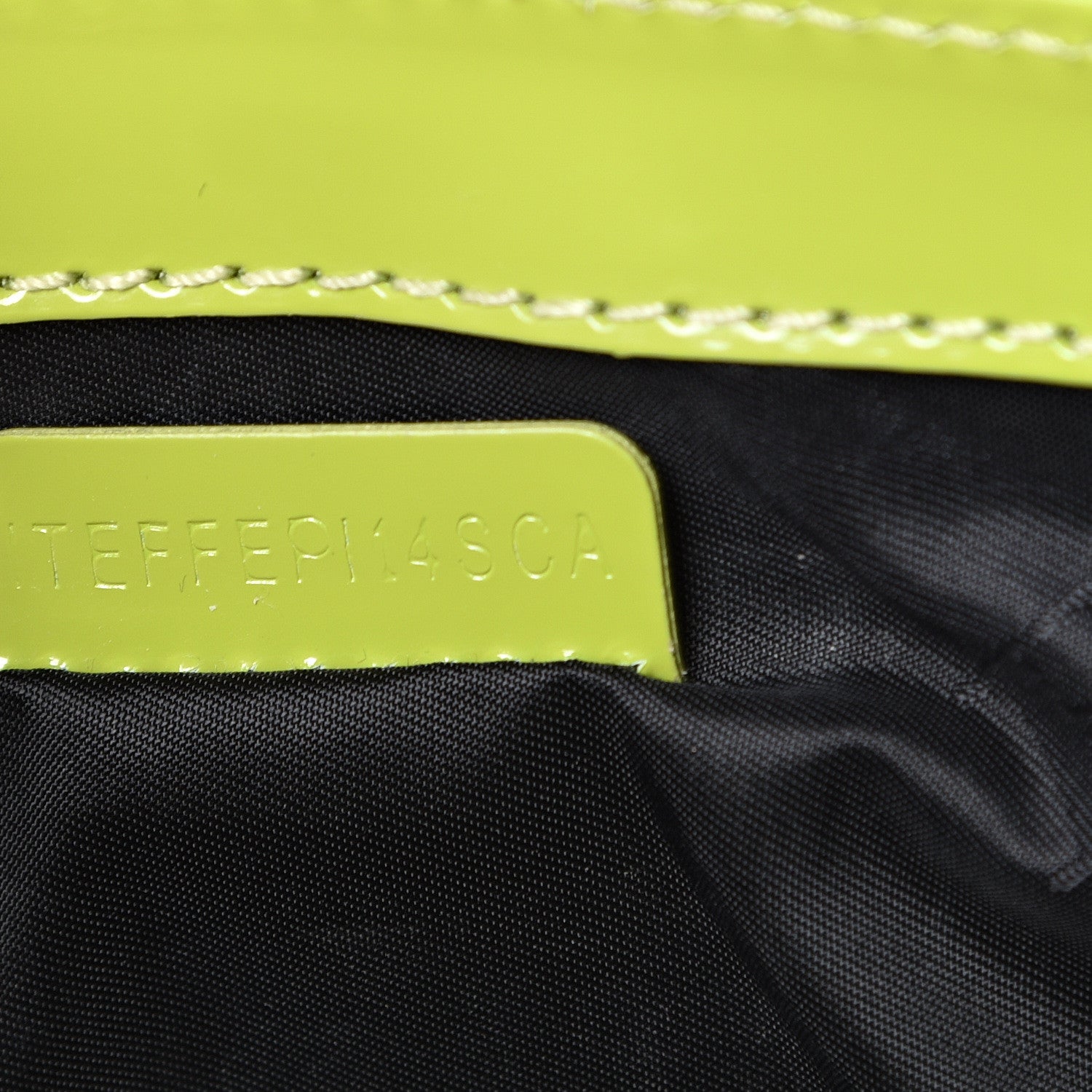 Burberry Patent Small Leigh Crossbody Bag Lemon Green 7 of 12