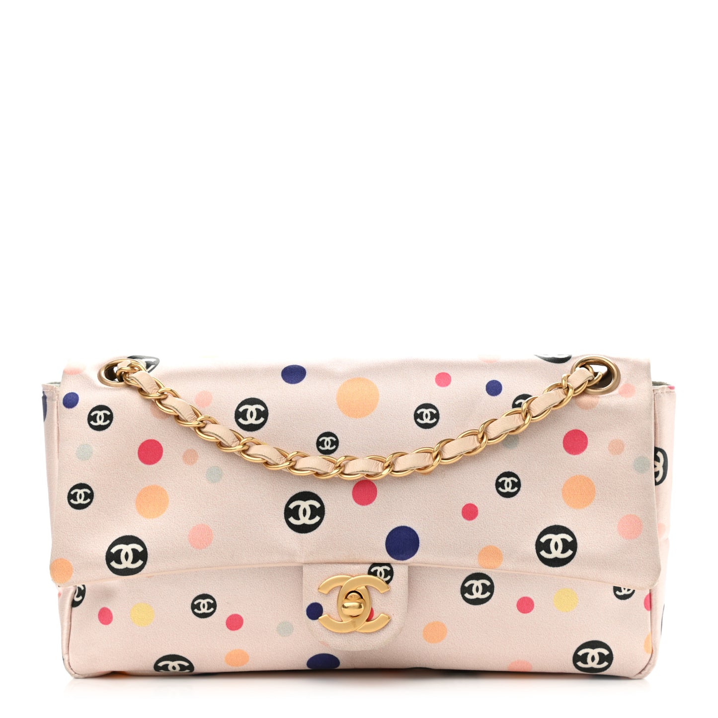 Satin Printed Small Single Flap Mutlicolor