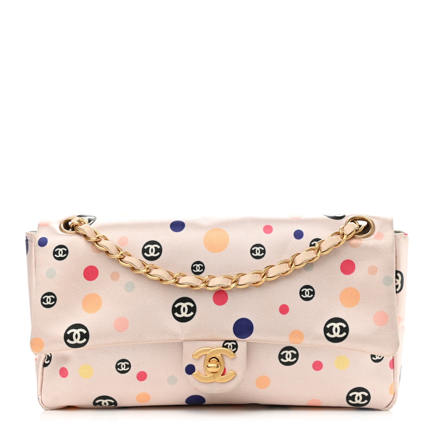 Chanel Satin Printed Small Single Flap Mutlicolor 1 of 13