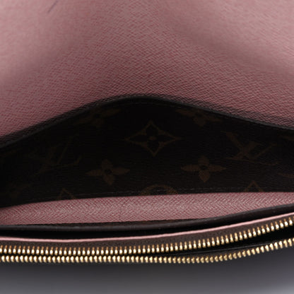 Louis Vuitton Monogram Emilie Wallet Rose Ballerine 3 of 5