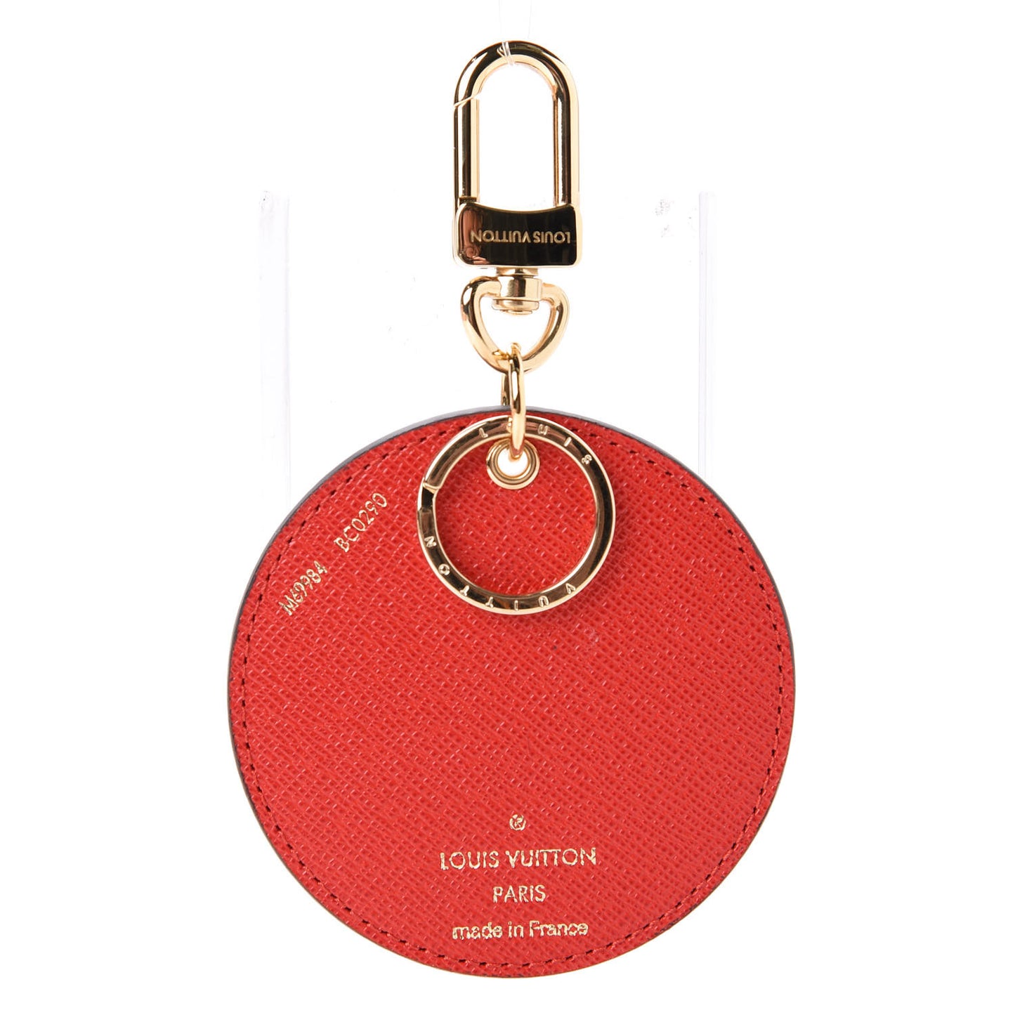 Monogram 2020 Christmas Animation Bumper Cars Bag Charm Key Ring Coquelicot