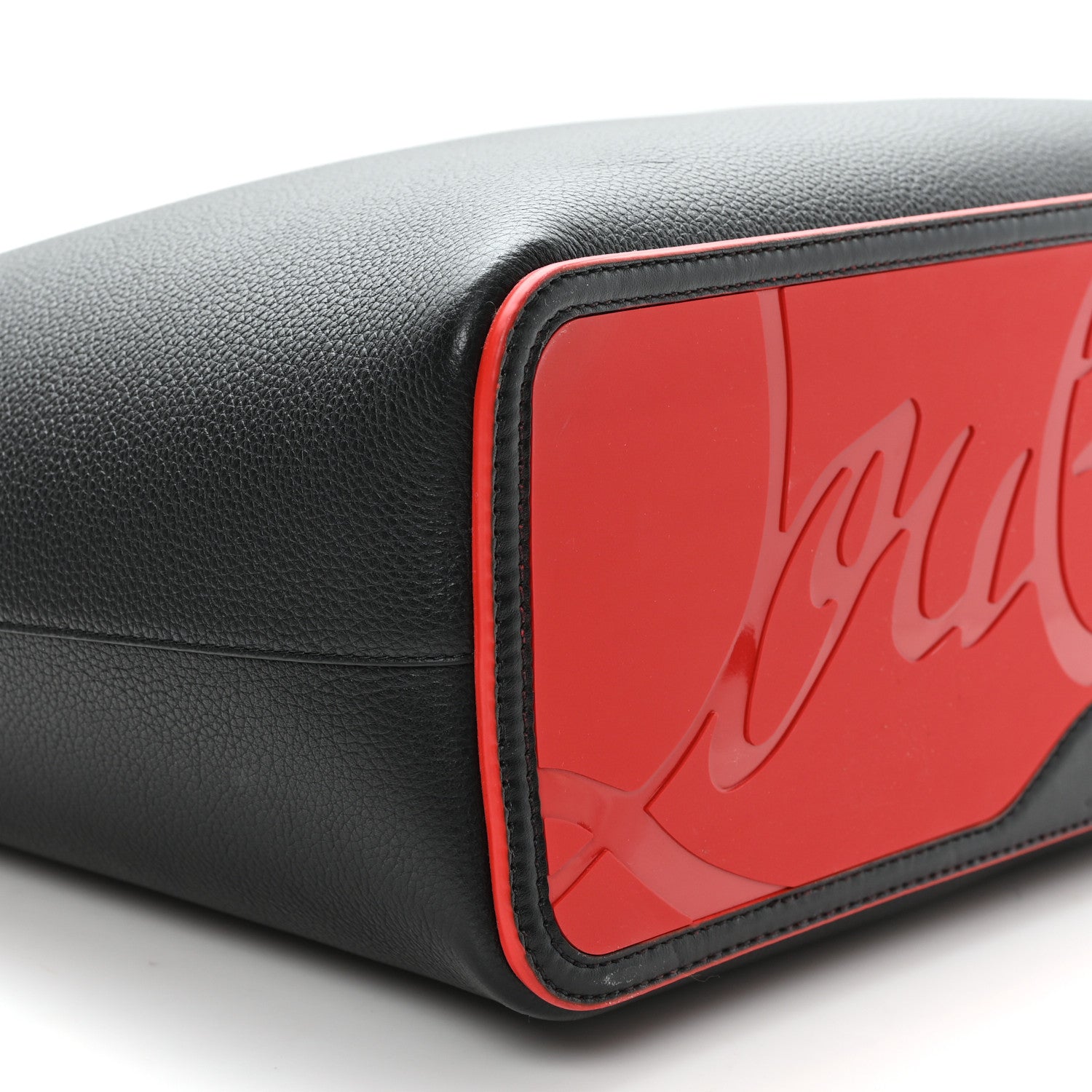 Christian Louboutin Calfskin Empire Spikes East West Cabata Tote Black 10 of 12