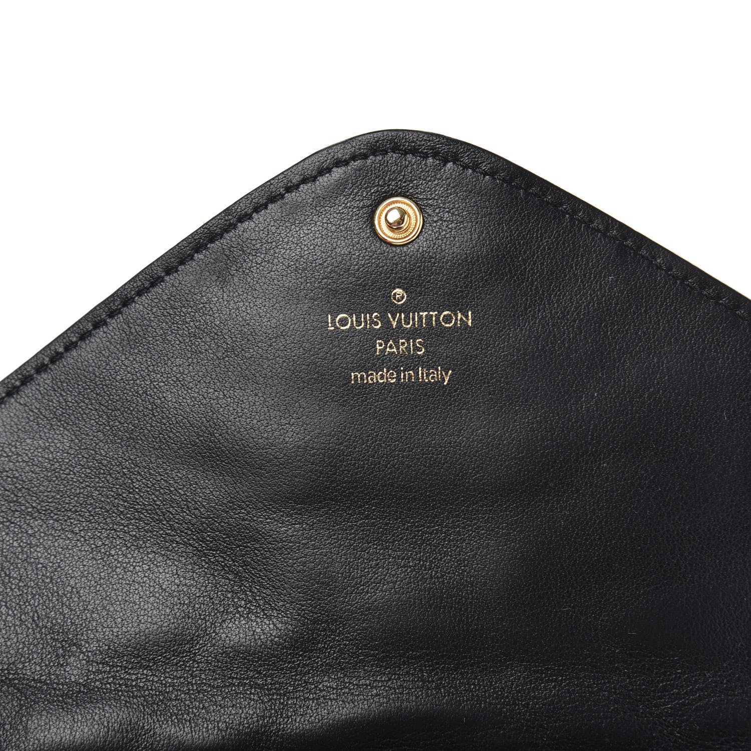Louis Vuitton Calfskin New Wave Long Wallet Black 6 of 13