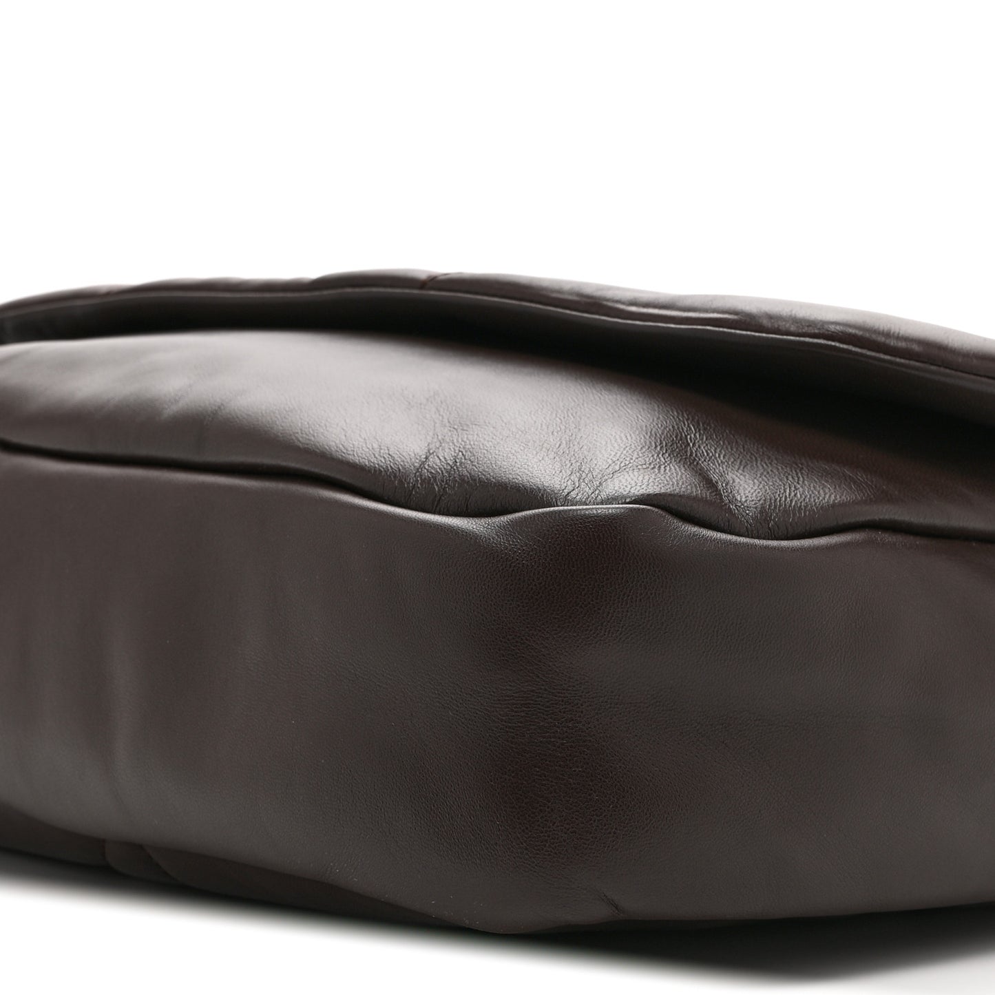 Lambskin Matelasse Monogram Large Jamie 4.3 Dark Sweet Chocolate