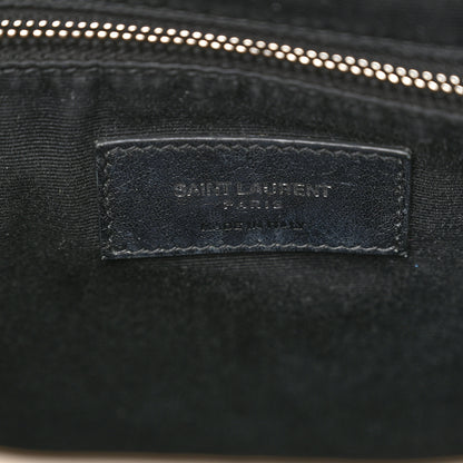 Saint Laurent Calfskin Y Quilted Monogram Small Loulou Backpack Cream Souffle 6 of 16