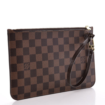 Louis Vuitton Damier Ebene Neverfull MM GM Pochette 3 of 8