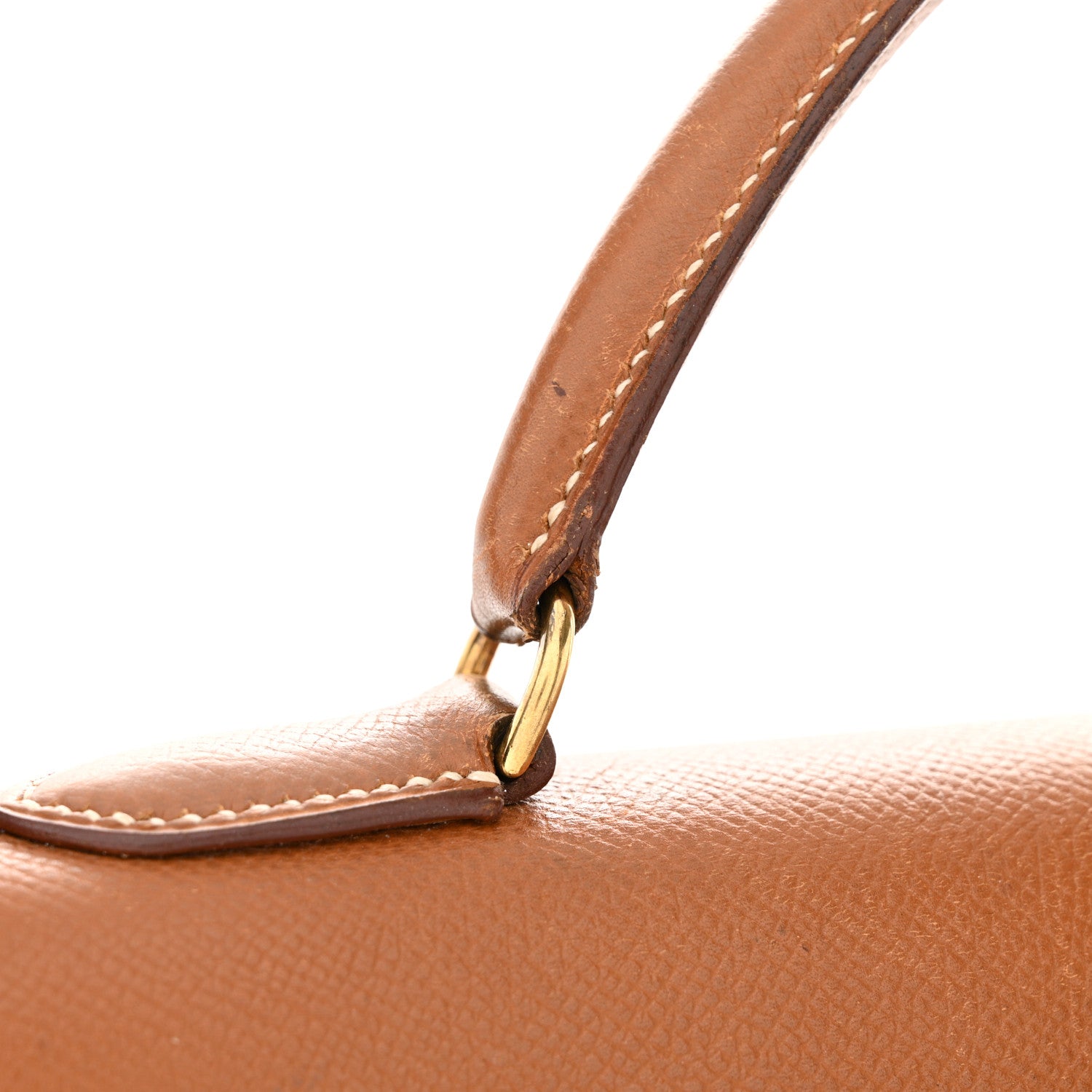 Hermes Courchevel Kelly Sellier 32 Gold 15 of 34