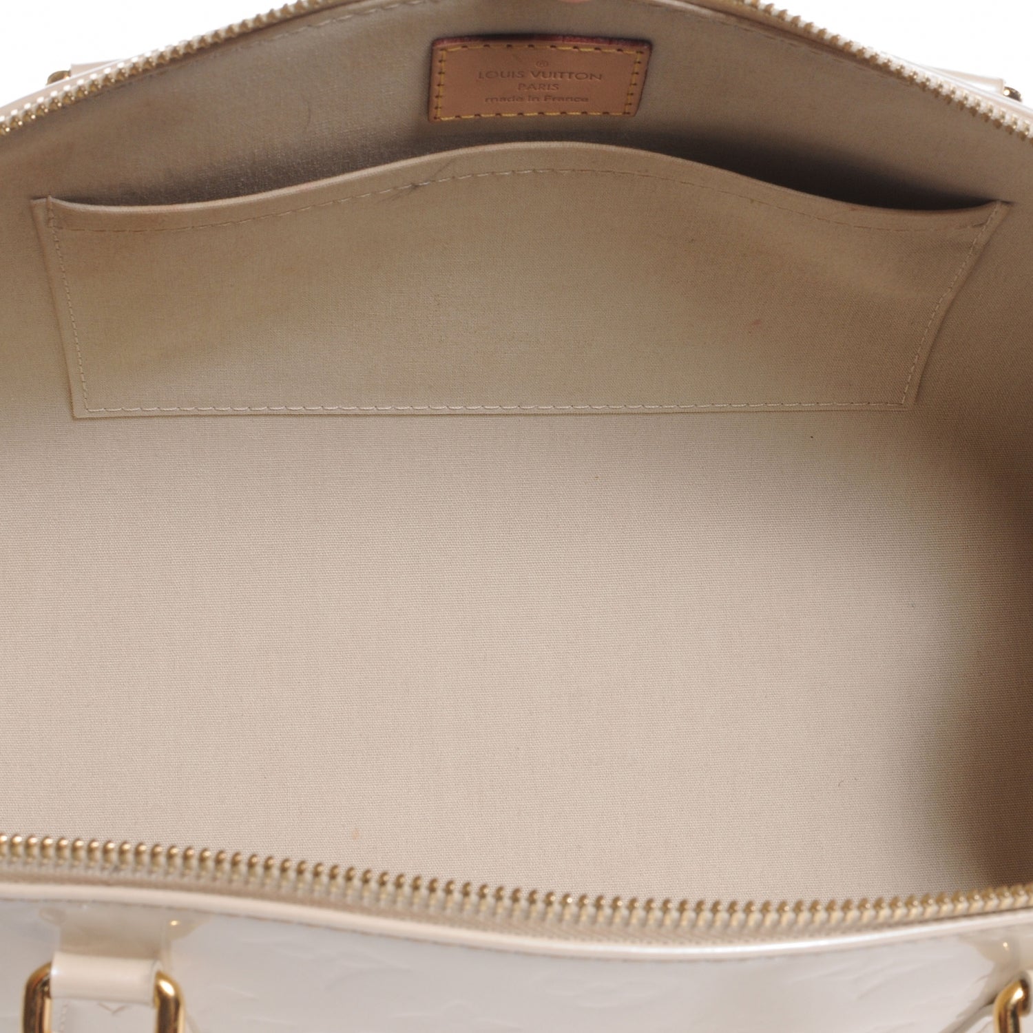 Louis Vuitton Vernis Sherwood PM Perle 5 of 7