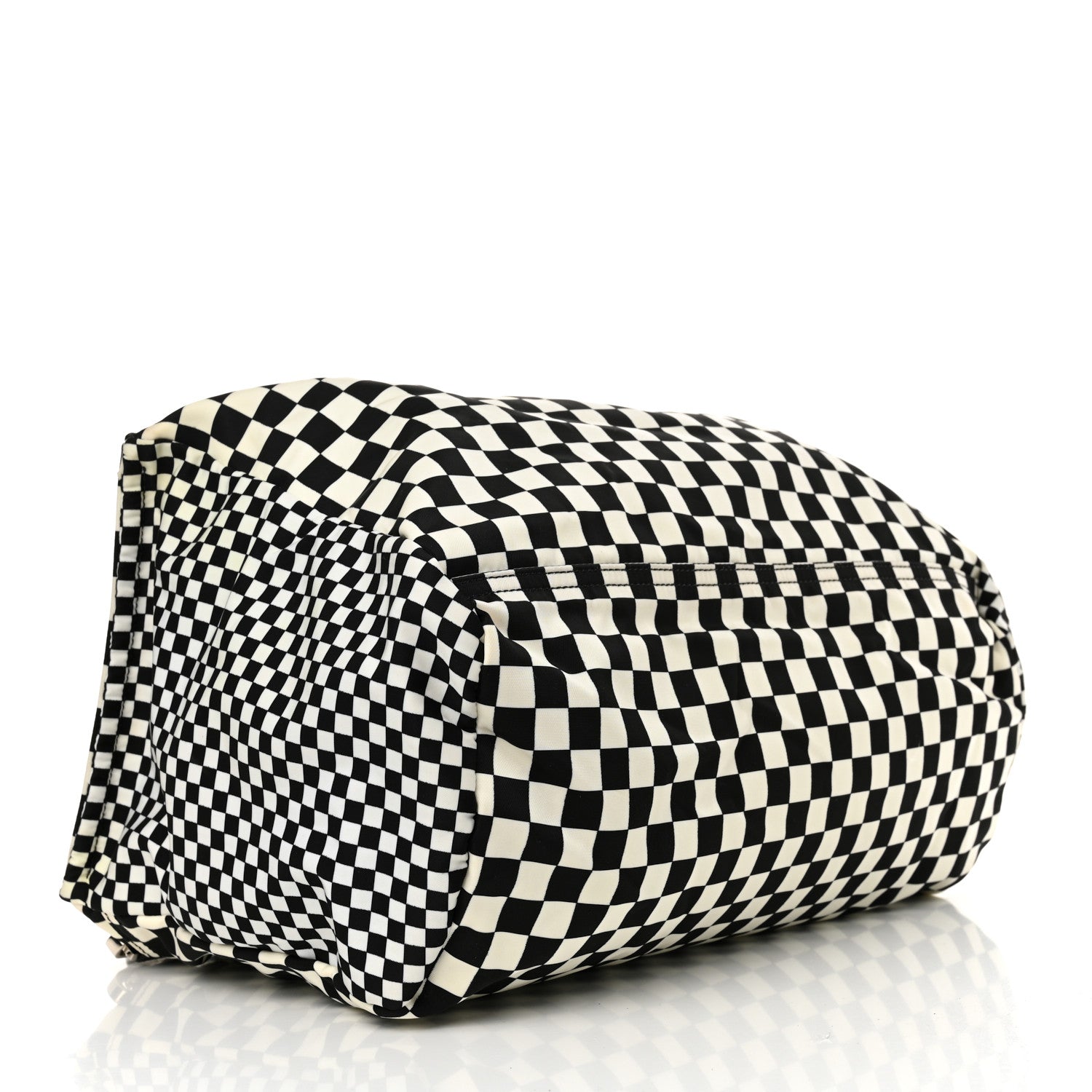 Givenchy Nylon Checker Print Large Pandora Black White 4 of 15