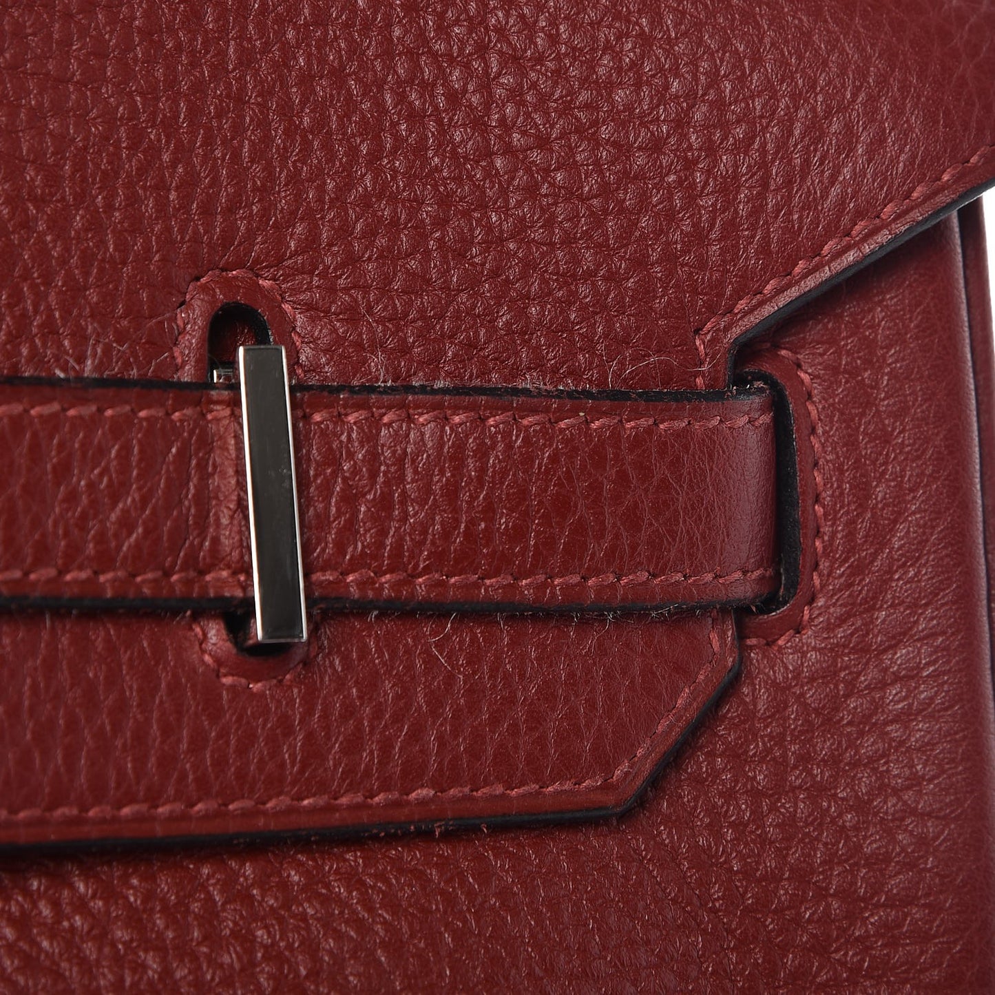 Taurillon Clemence Birkin 35 Rouge H