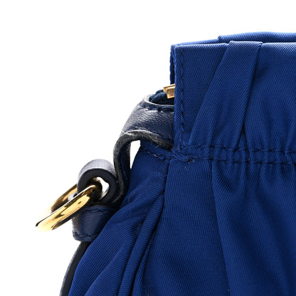 Prada Tessuto Nylon Gaufre Shopping Satchel Bluette 11 of 12