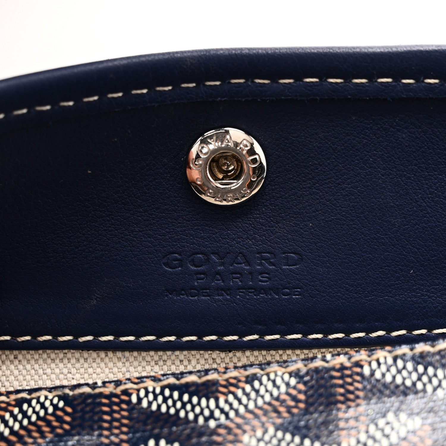 Goyard Goyardine Reversible Mini Anjou Navy 10 of 17