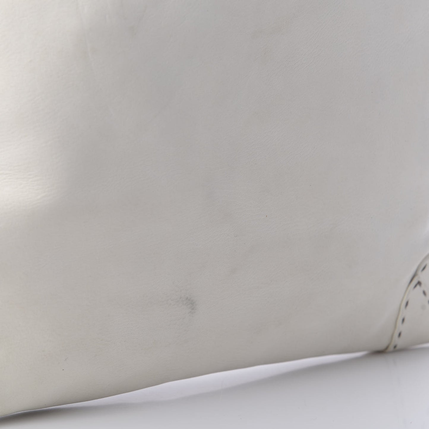 Calfskin Romano Selleria Tote White