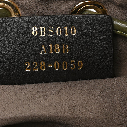 Fendi Vitello Cruise F is Fendi Mini Mon Tresor Bucket Bag Asparago 7 of 9