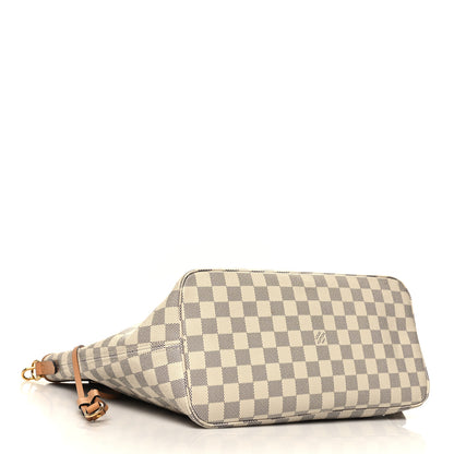 Louis Vuitton Damier Azur Braided Neverfull MM Orange 4 of 9