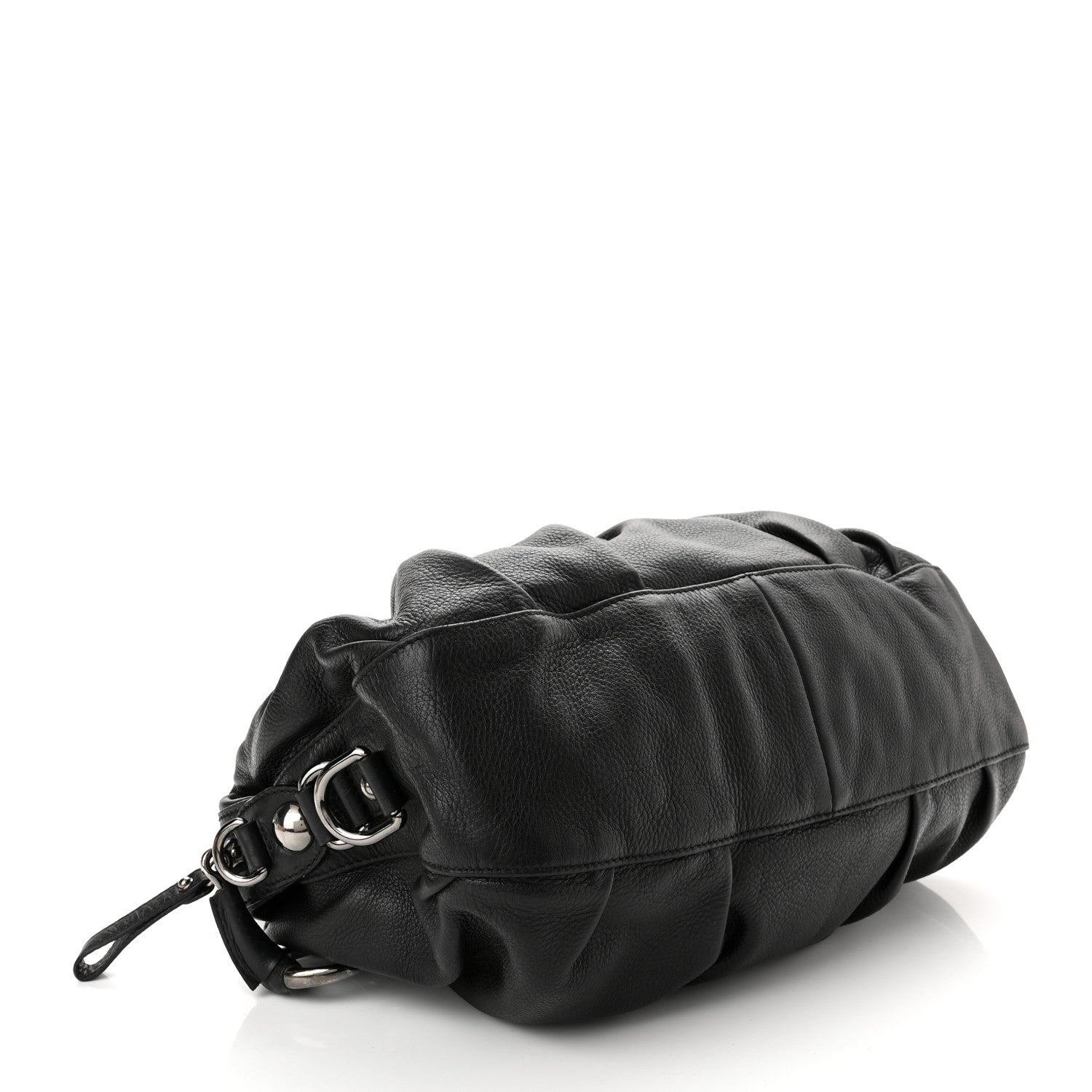 Gucci Calfskin Medium Icon Bit Boston Black 3 of 9